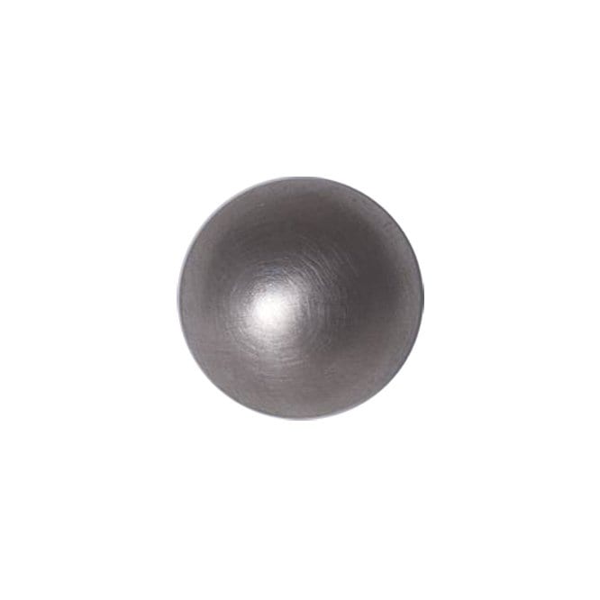 Carpet stud, circular button in Satin Nickel