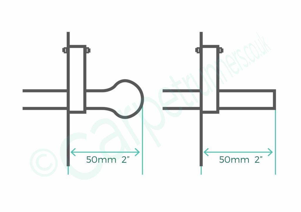 Blacksmith stair rods and how to measure up