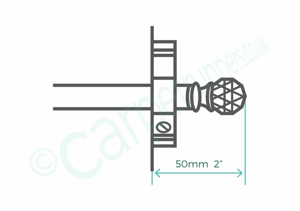 Crystal stair rods - how to measure up and order