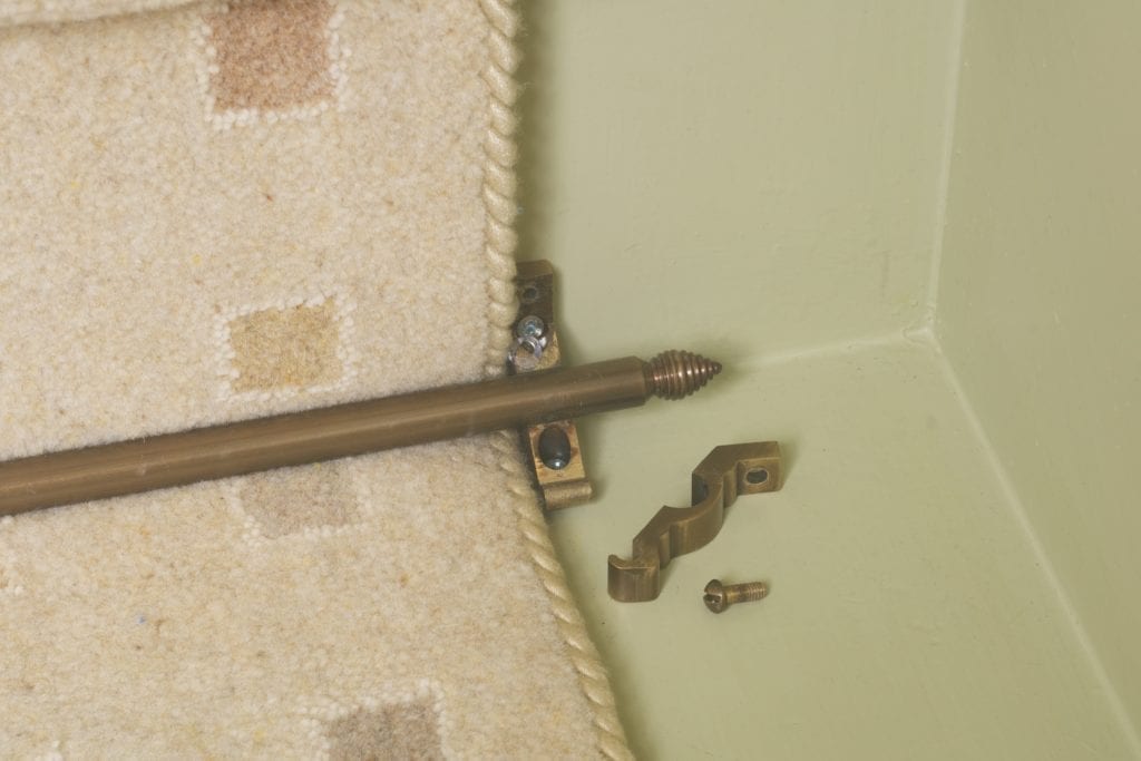 How to fit stair rods explained for a DIY installation